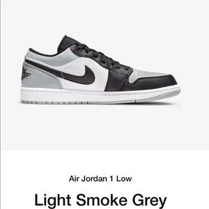 Nike Air Jordan 1 Low - Light Smoke Grey👟‼️